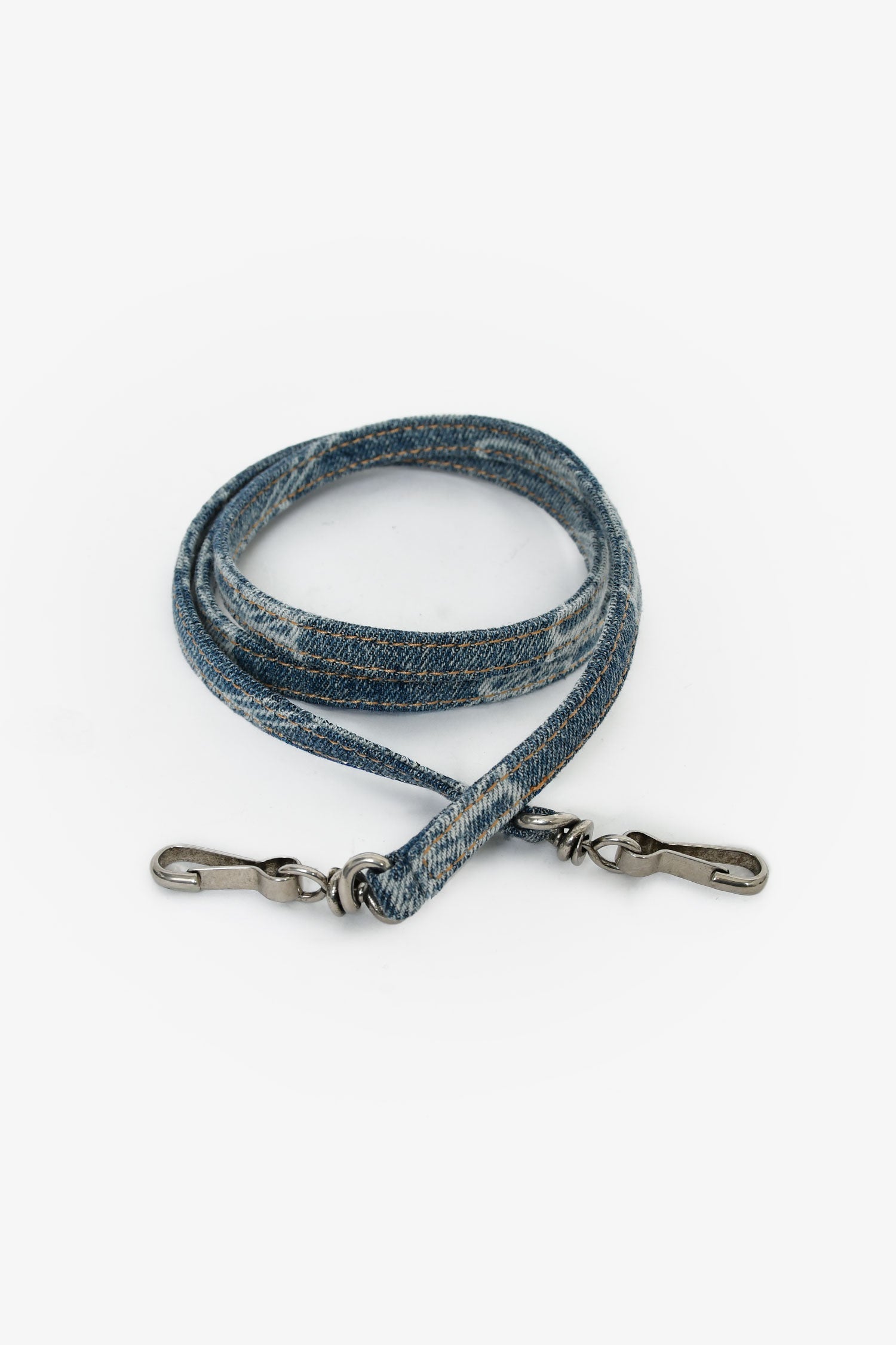 Balenciaga Blue Denim Le Cagole Mini BB Cagoule Bag With Strap