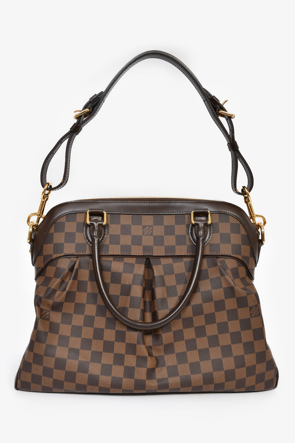 Louis Vuitton Damier Ebene 'Trevi' GM Top Handle with Strap