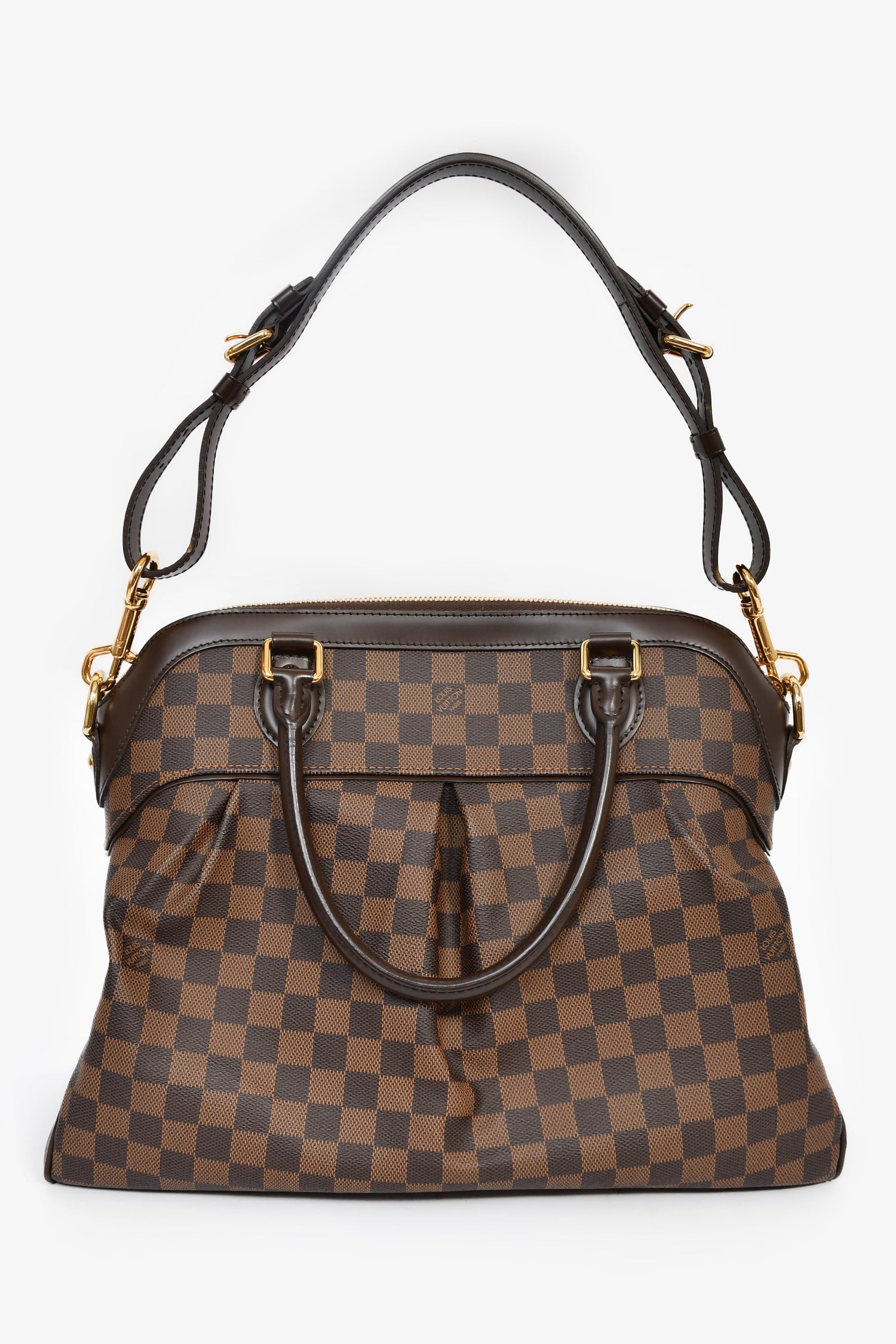 Louis Vuitton Damier Ebene 'Trevi' GM Top Handle with Strap