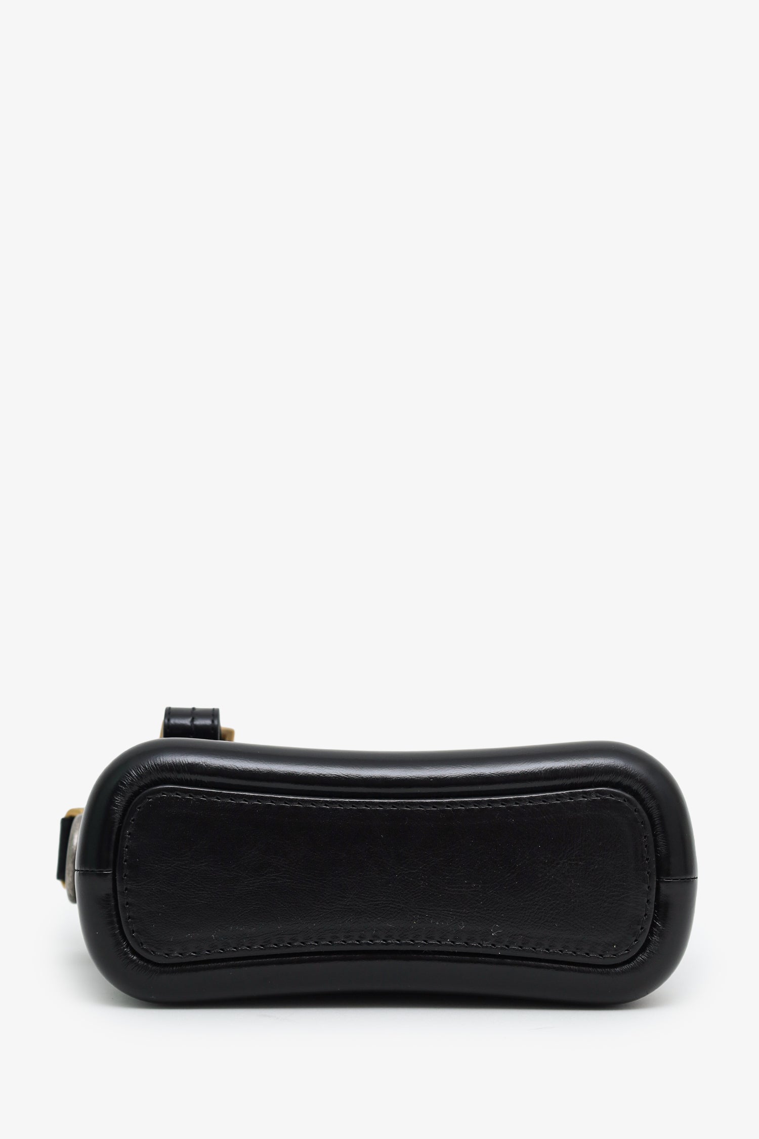 Pre-Loved Chanel™ Black Lambskin Leather Small Gabrielle Bag