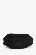 Saint Laurent Black Nylon Quilted Ysl Nuxx Bag