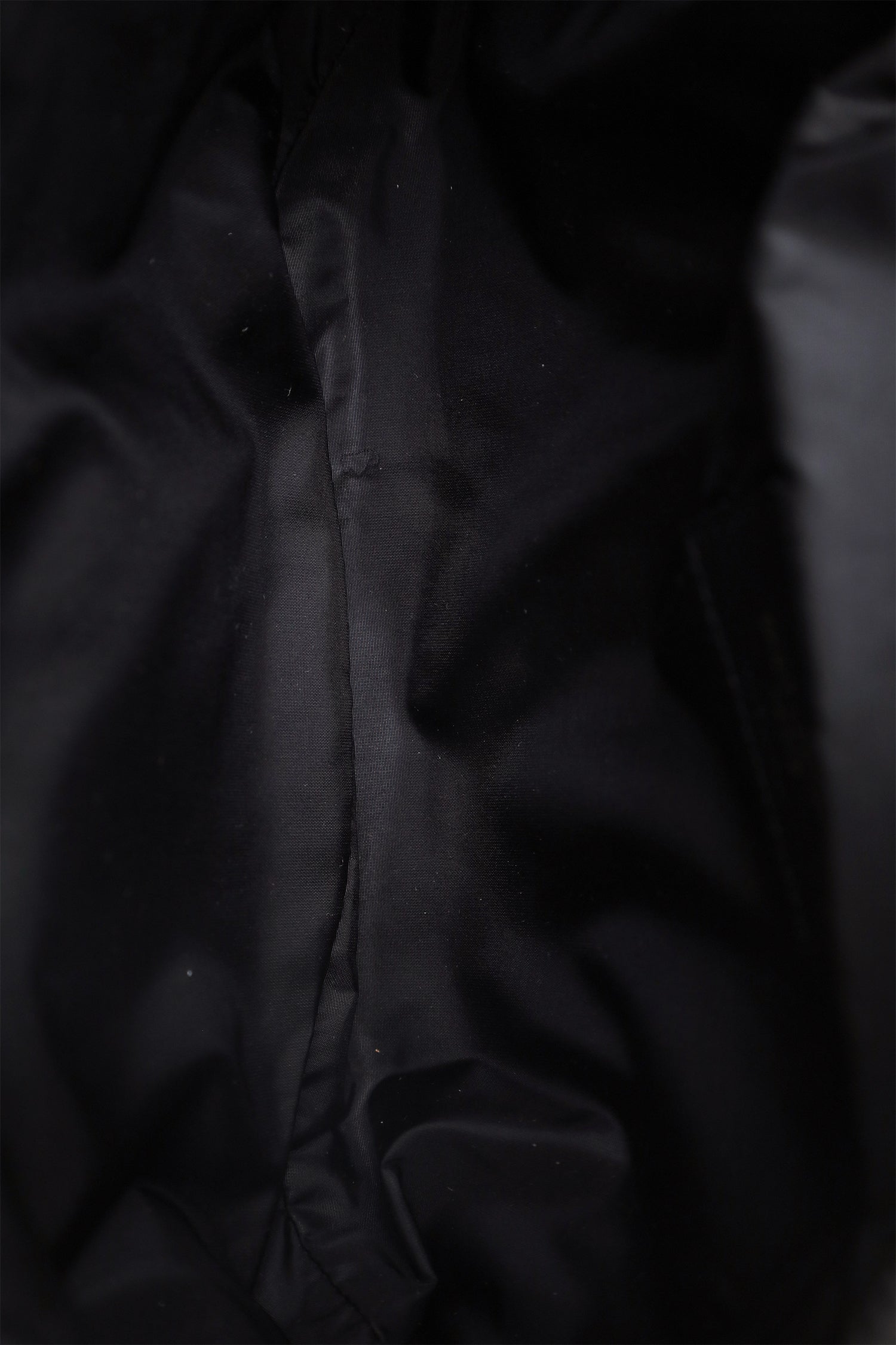 Saint Laurent Black Nylon Quilted Ysl Nuxx Bag