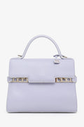 Delvaux Lavender Leather Mini Tempete With Strap