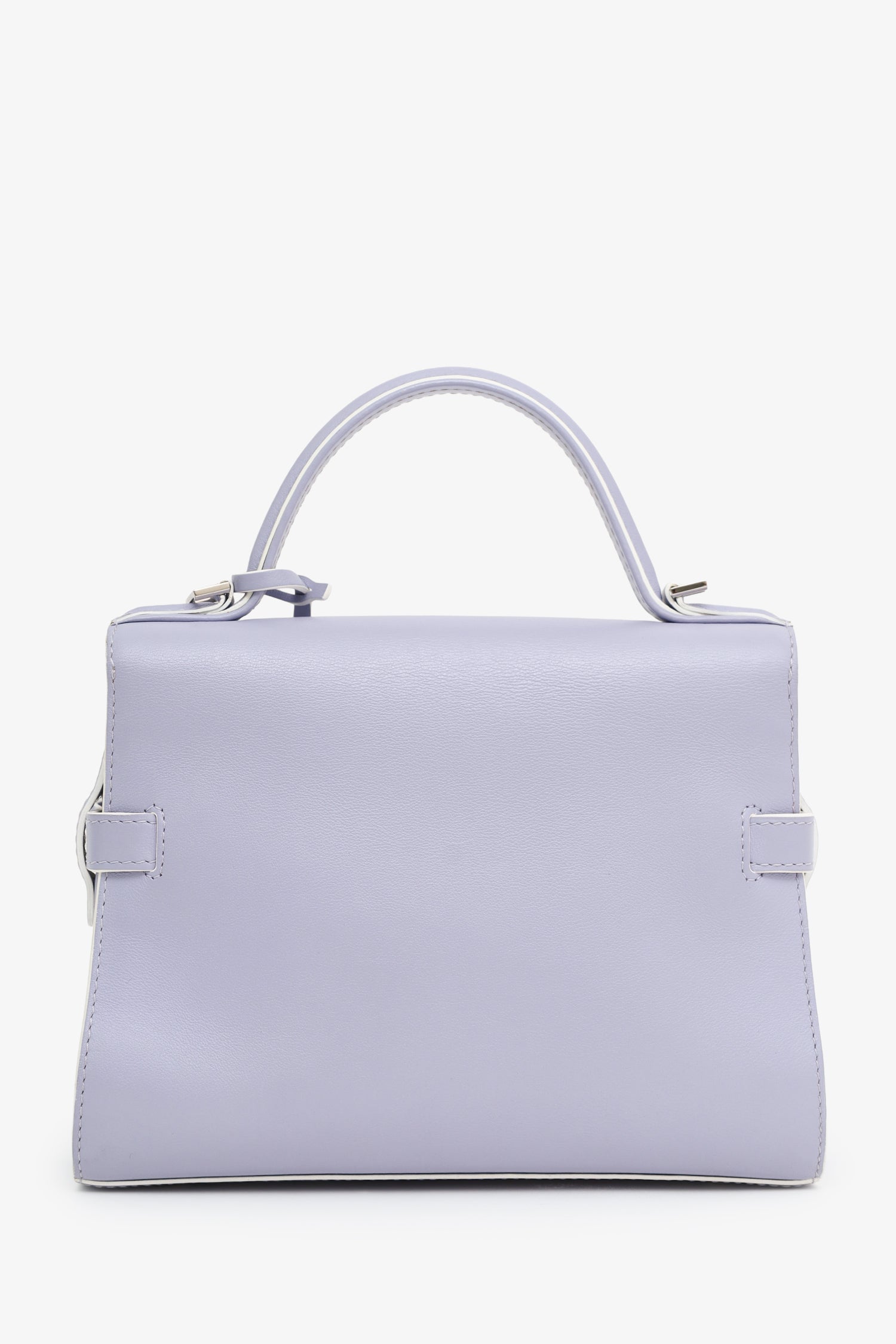 Delvaux Lavender Leather Mini Tempete With Strap