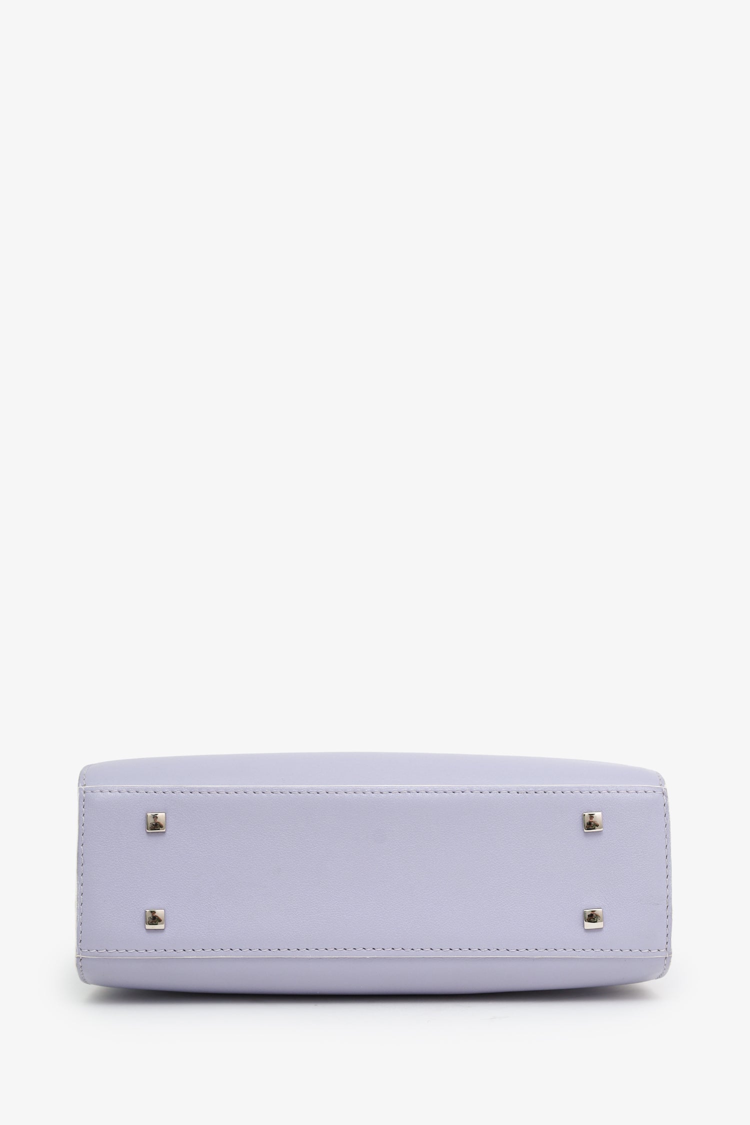 Delvaux Lavender Leather Mini Tempete With Strap