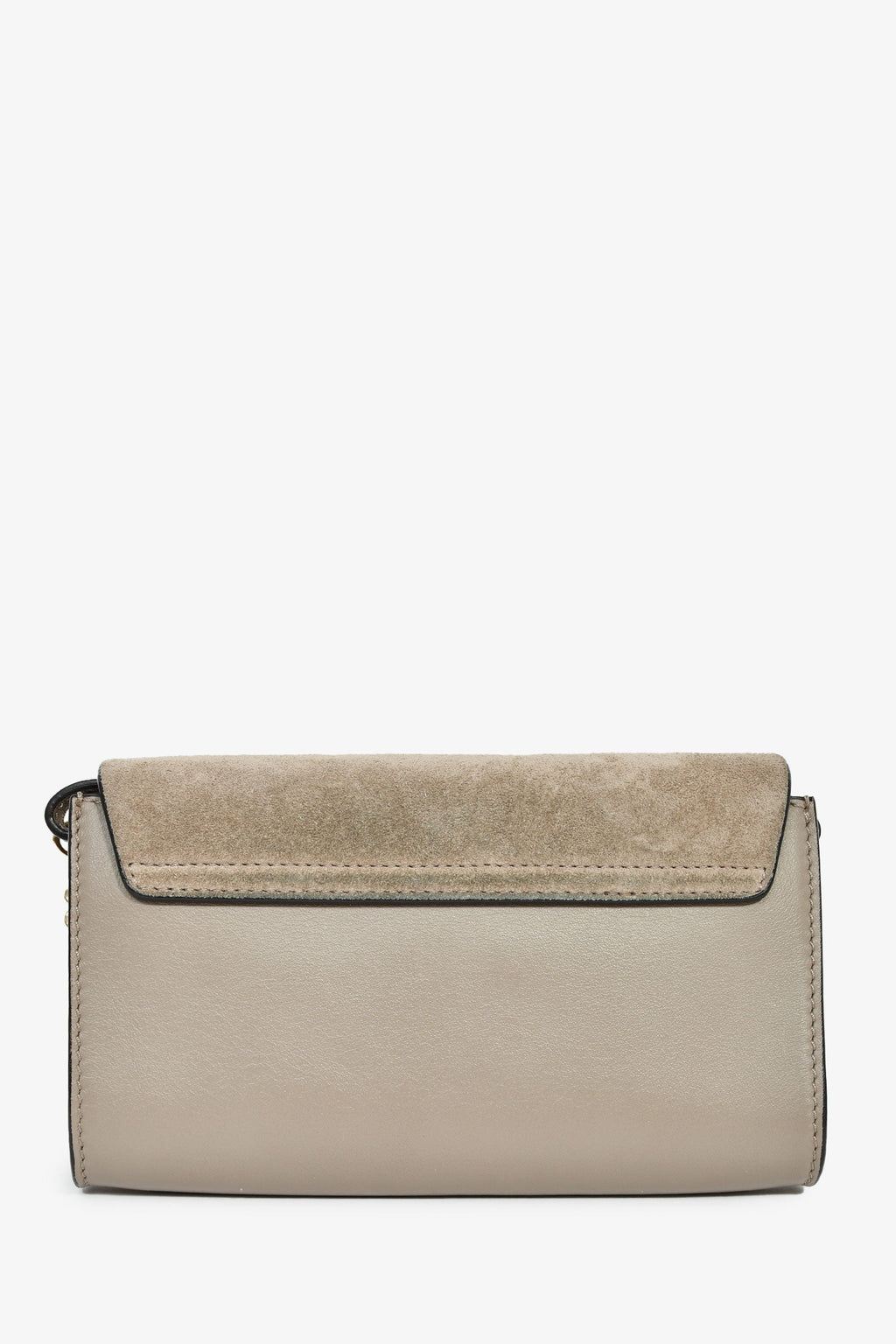 Chloé Taupe Leather/Suede 'Faye' Crossbody Bag