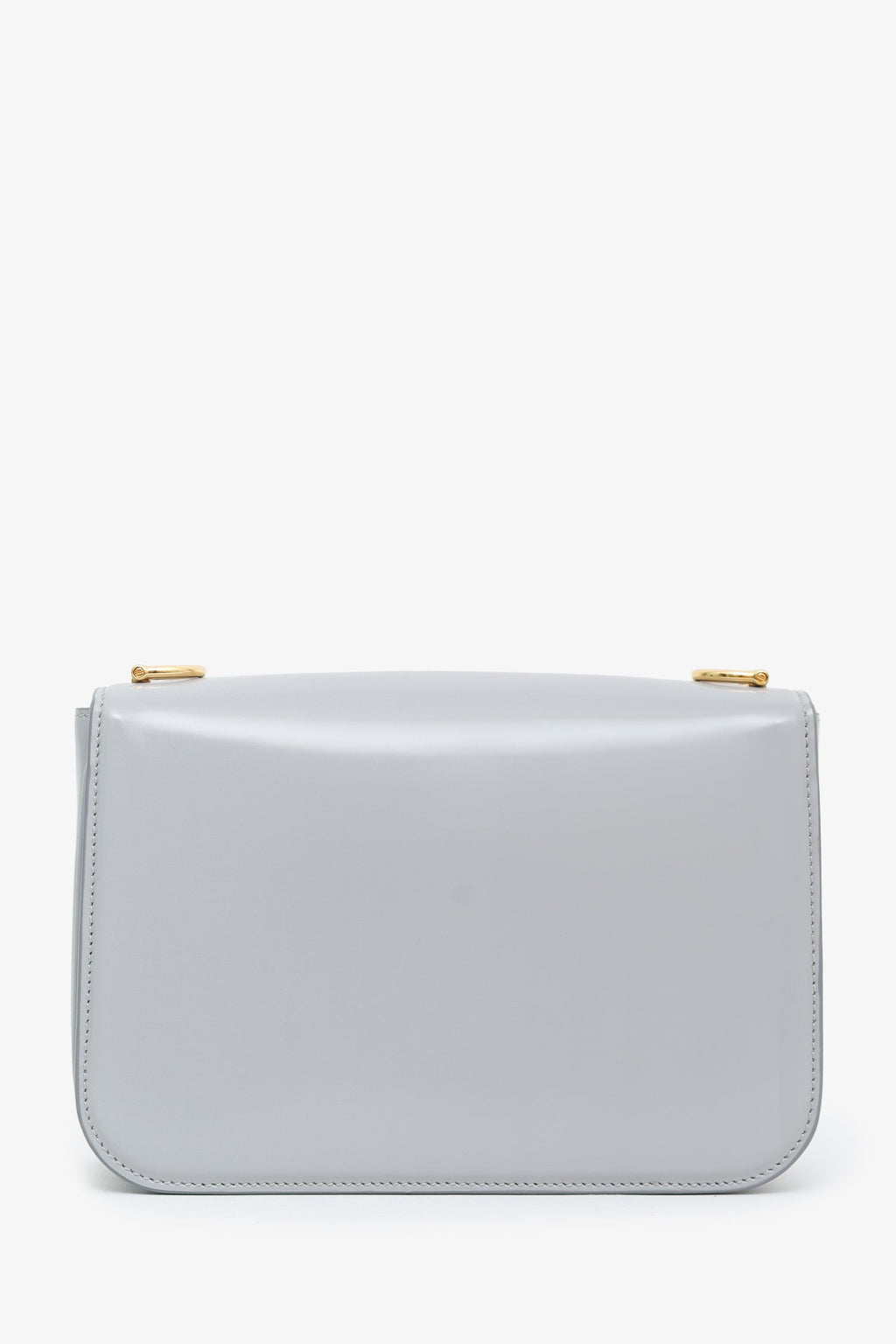 Gucci Grey Calfskin Horsebit Siena Small Shoulder Bag