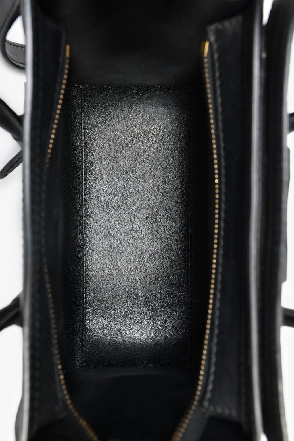 Celine Black Smooth Calfskin Mini Luggage Tote