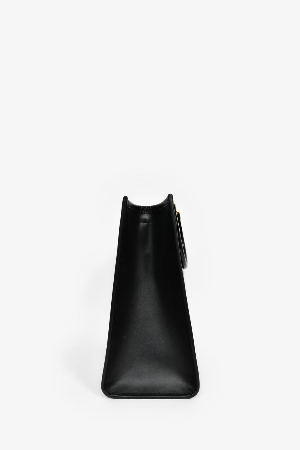Fendi x Versace Black Leather 'Fendace Sunshine Shopper' Tote