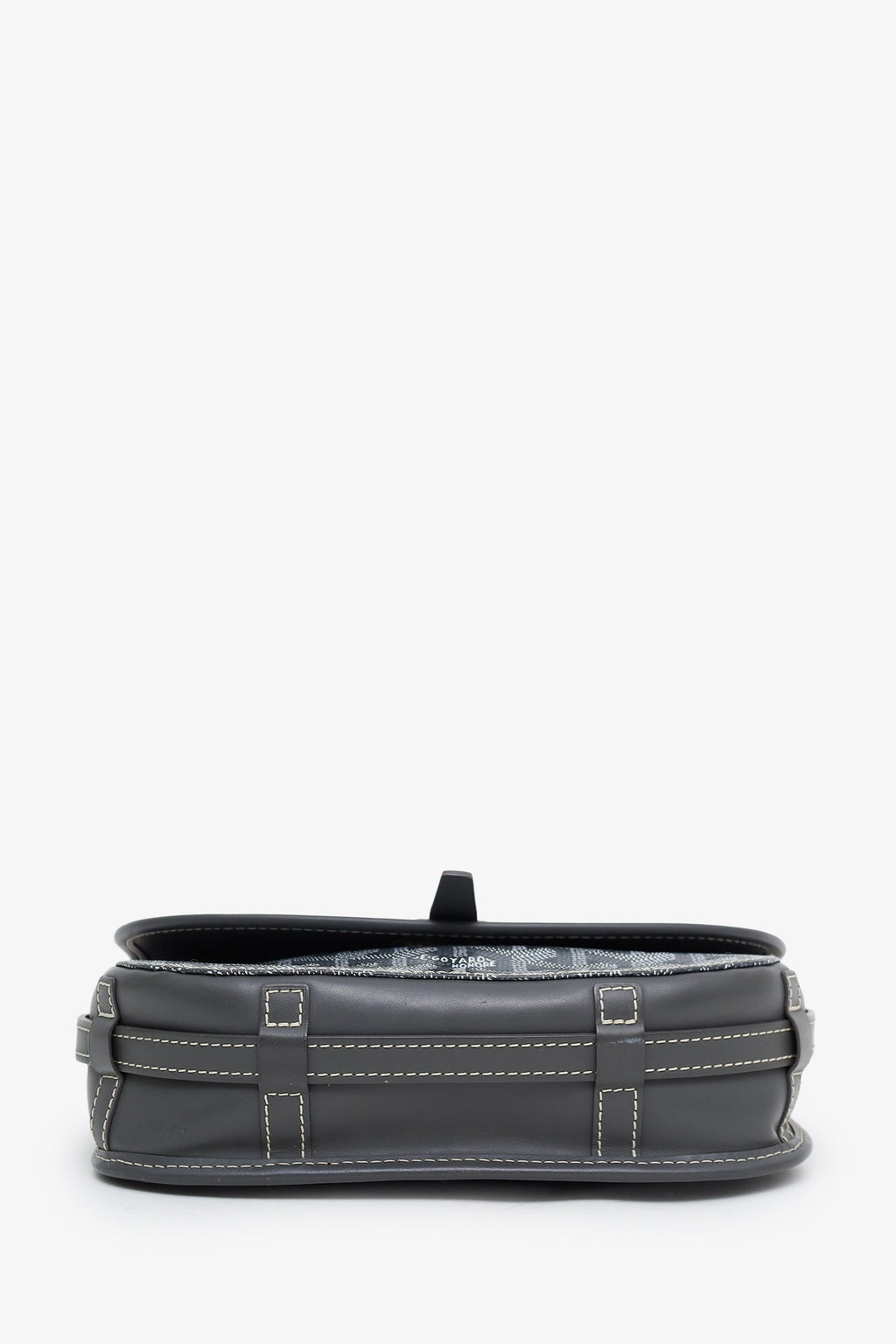 Goyard Grey Goyardine Belvedere II PM Messenger Bag