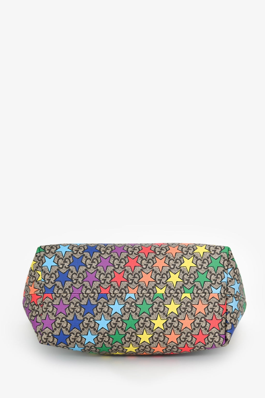 Gucci Beige Canvas GG Supreme Star Tote