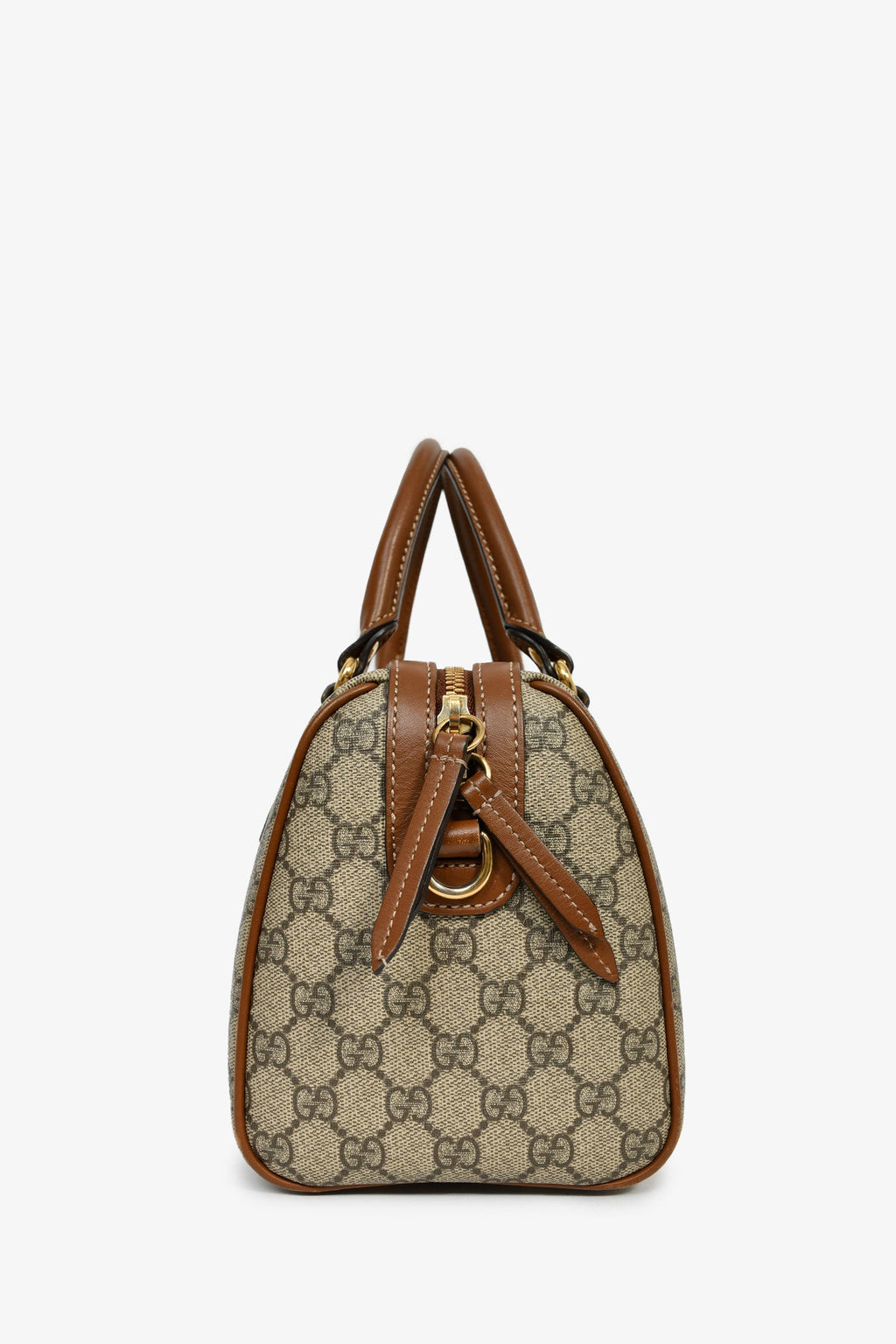 Gucci Limited Edition GG Supreme Butterfly Embroidered Boston Bag