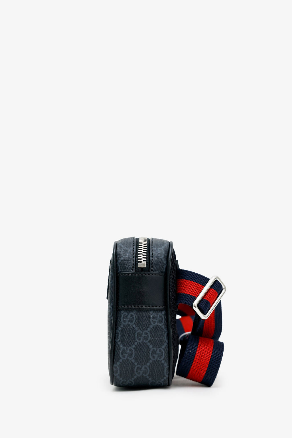 Gucci Black GG Supreme Canvas Belt Bag