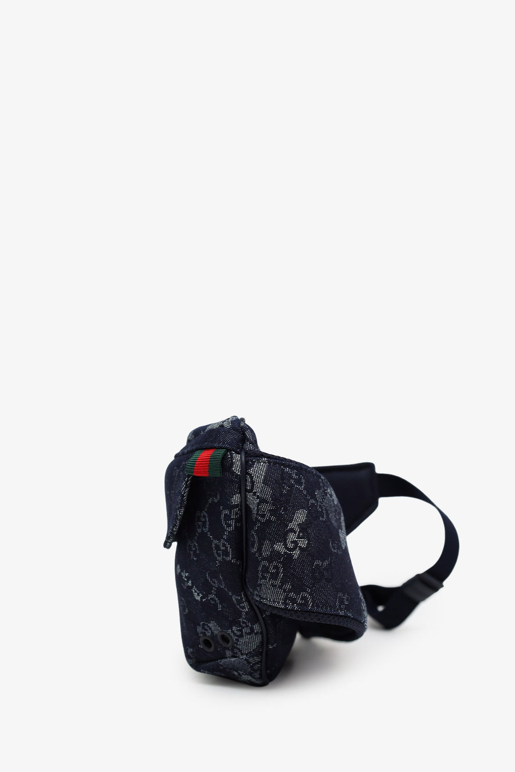 Gucci Navy Denim Camouflage Belt Bag