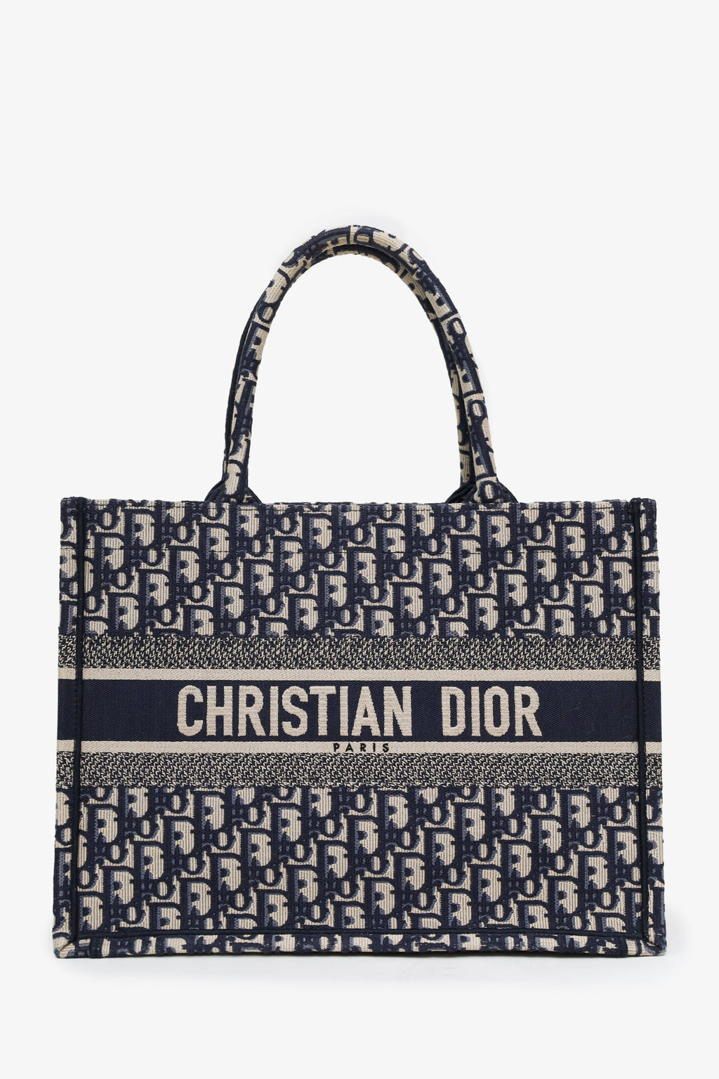 Christian Dior 2021 Blue Oblique Medium Book Tote
