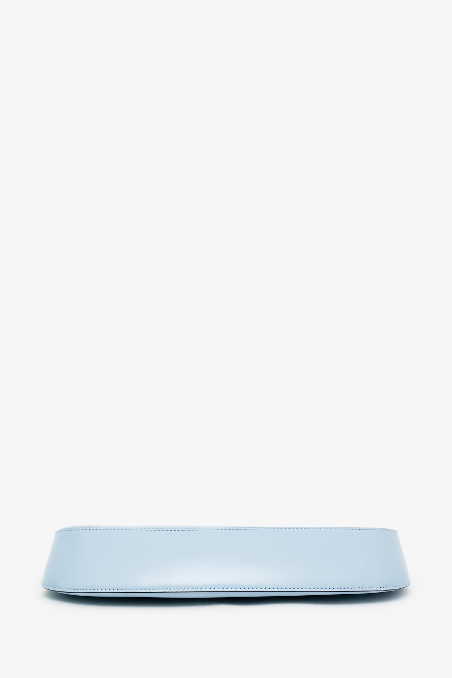 Prada Blue Brushed Leather 'Cleo' Shoulder Bag