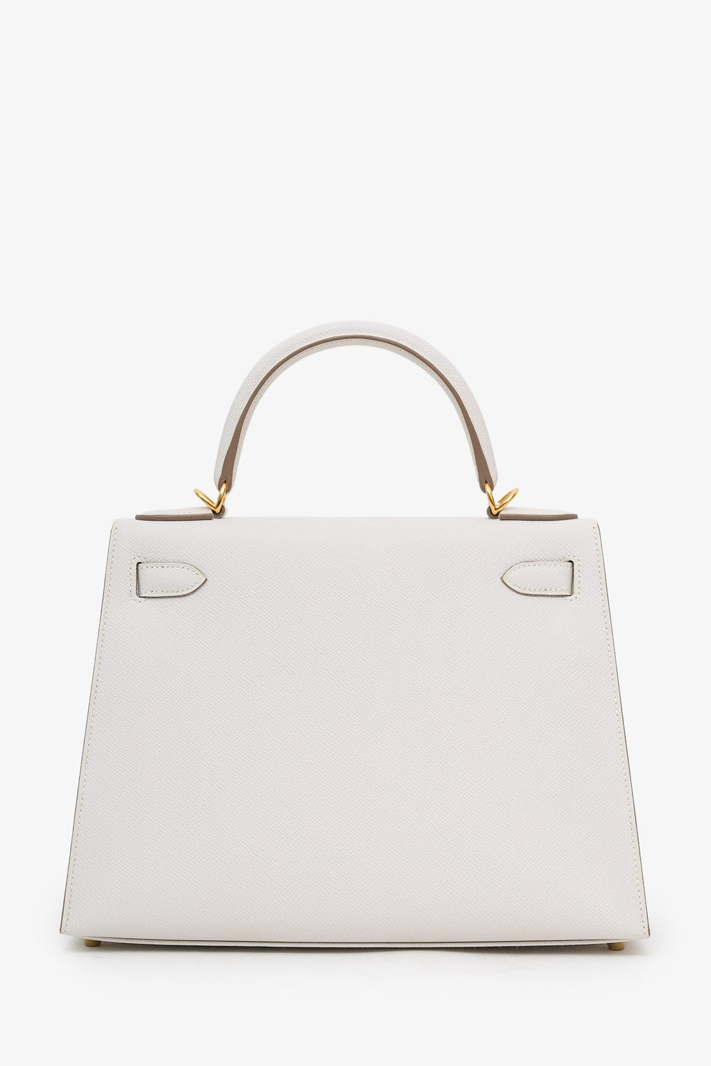 Hermès 2024 Gris Pale Epsom Leather Sellier Kelly 28 With Strap