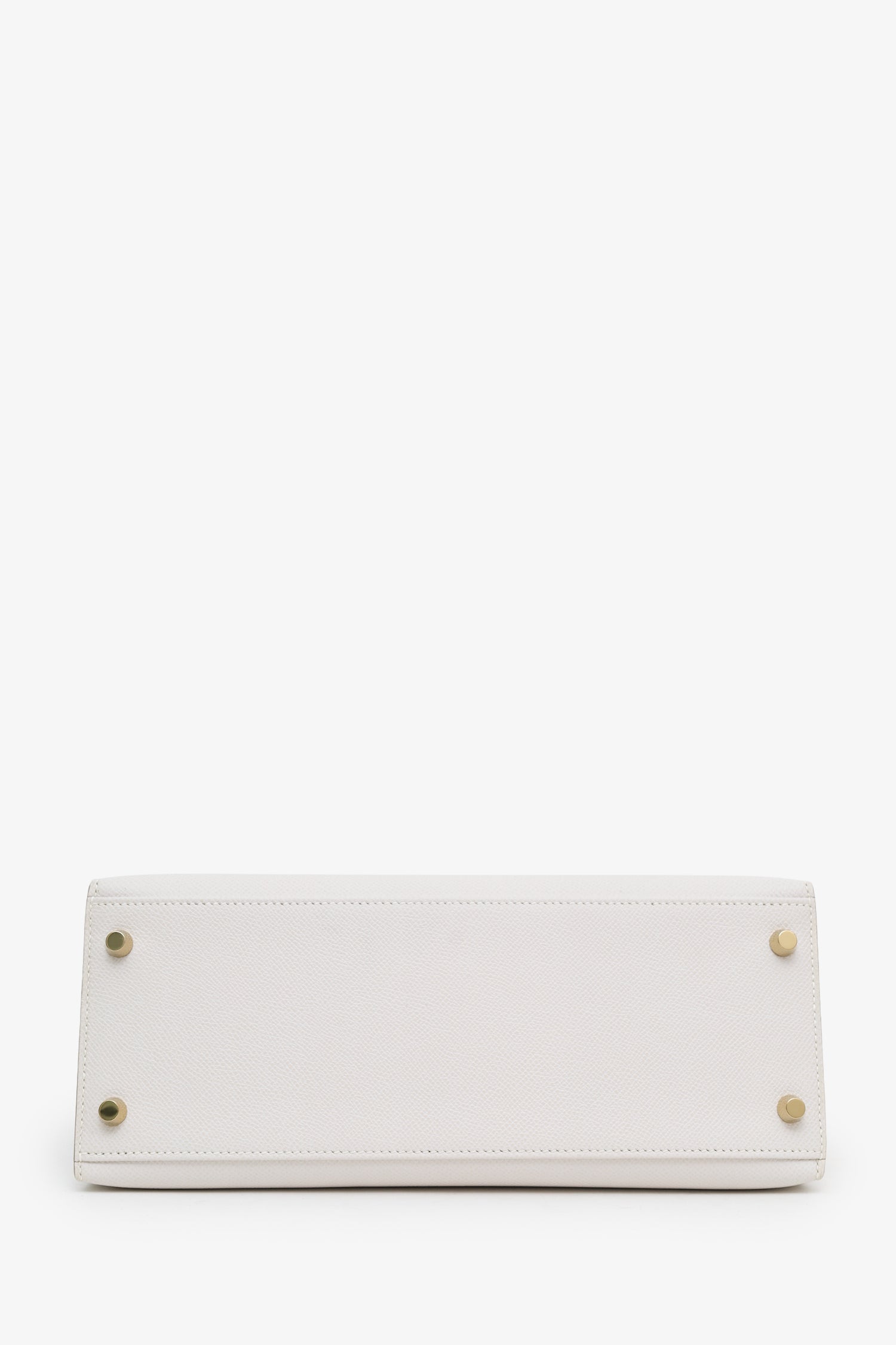 Hermès 2024 Gris Pale Epsom Leather Sellier Kelly 28 With Strap