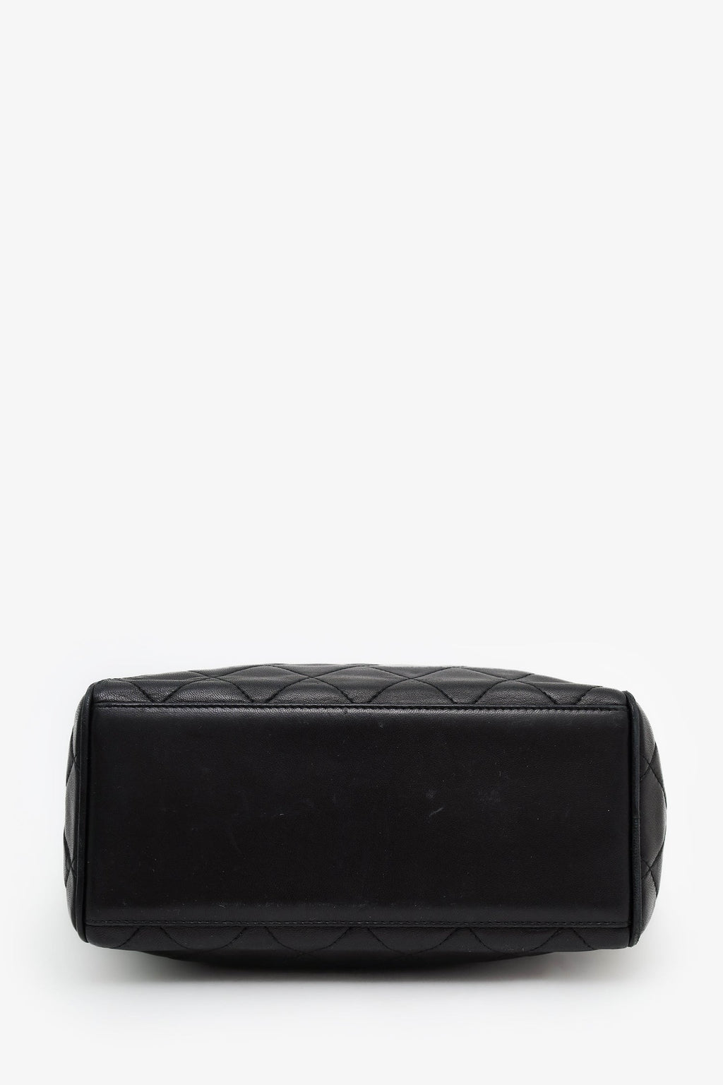 Pre-Loved Chanel™ 1996-97 Black Quilted Lambskin CC Mini Shopper Tote