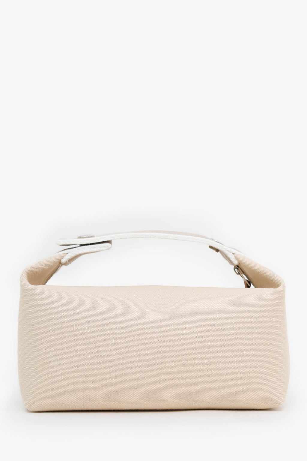Hermès Beige Canvas Small Bride-a-Brac Case
