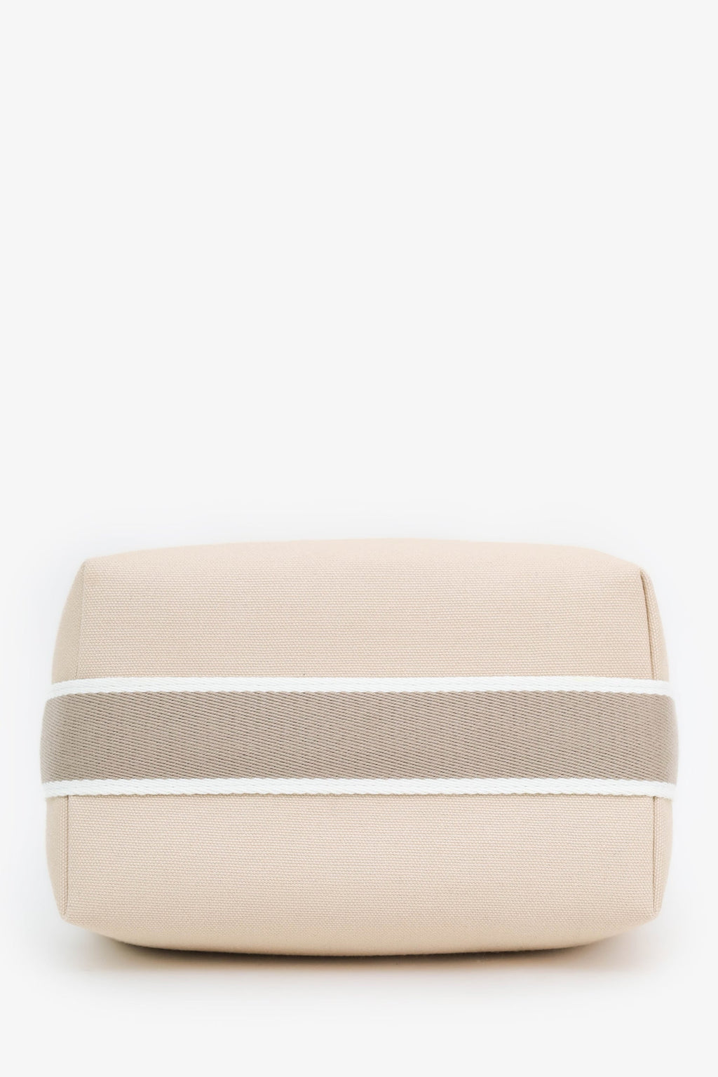 Hermès Beige Canvas Small Bride-a-Brac Case