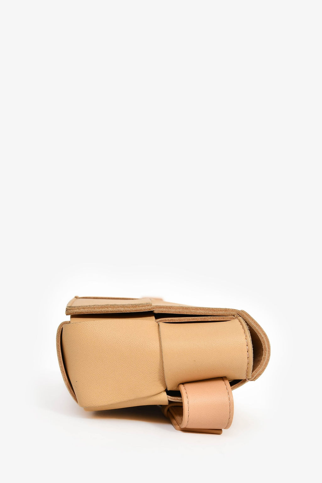 Bottega Veneta Tan Leather Small Cassette Belt Bag