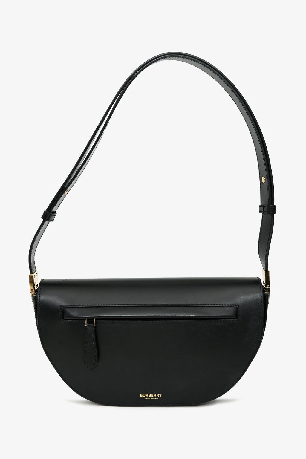 Burberry Black Leather Olympia Crossbody Bag