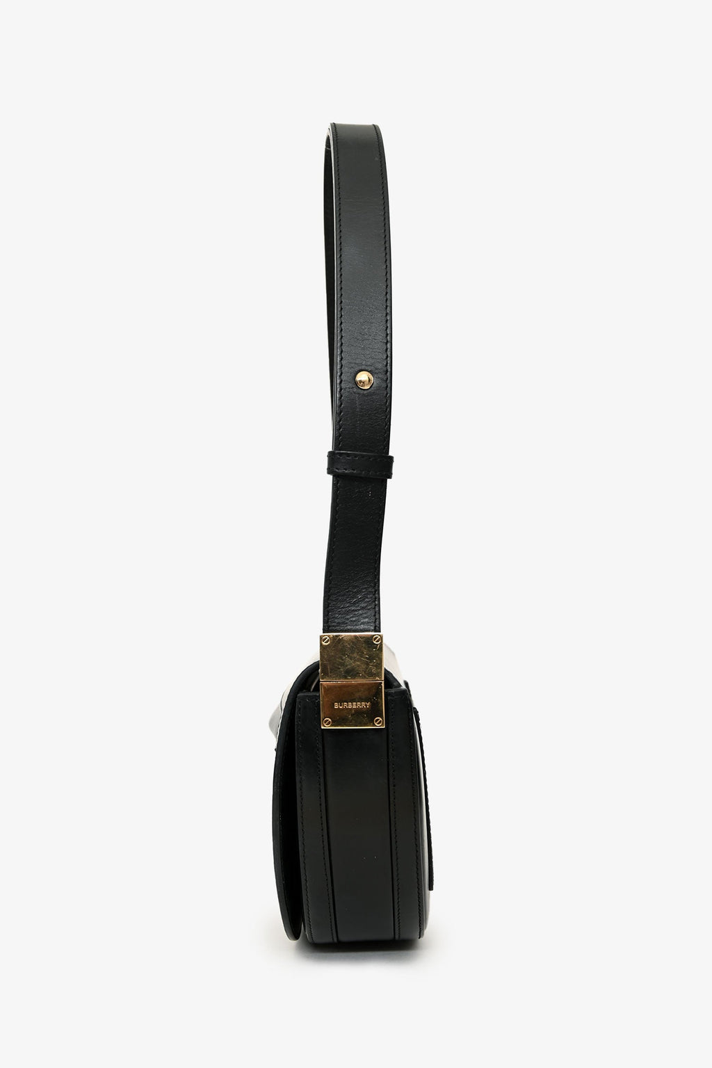 Burberry Black Leather Olympia Crossbody Bag