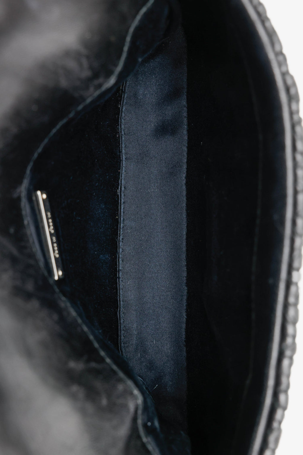 Miu Miu Black Matelasse Nappa Leather Crystal Embellished Shoulder Bag With Strap