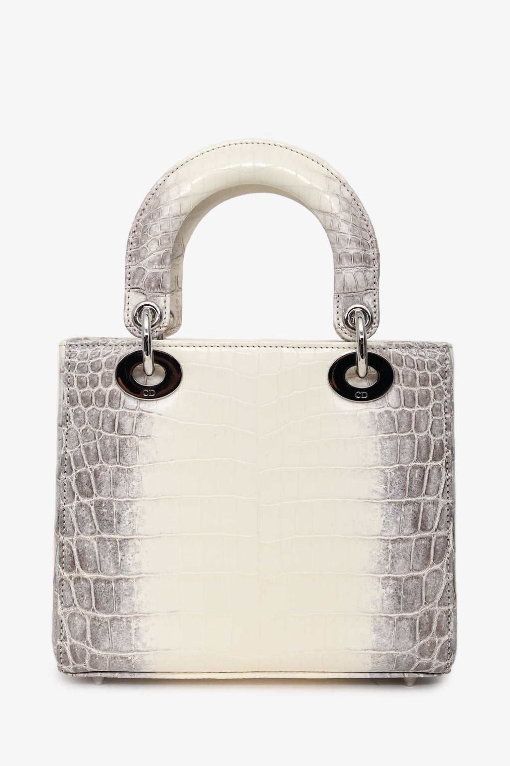 Christian Dior 2021 Niloticus Himalayan Crocodile Leather Small Lady Dior Top Handle