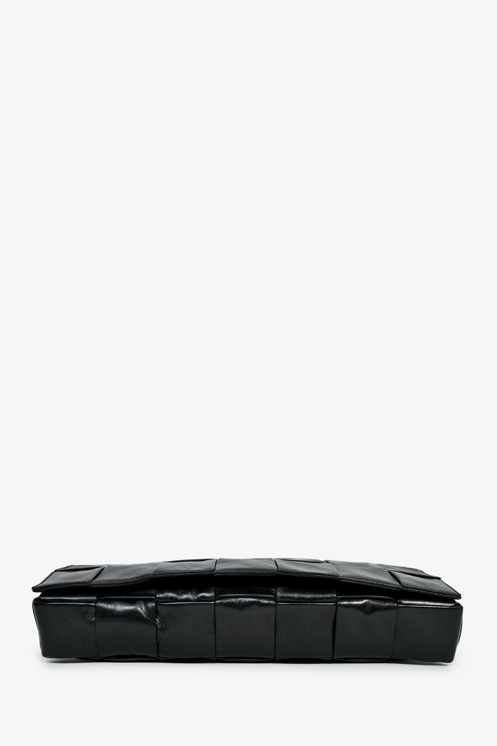 Bottega Veneta Black Leather Intrecciato 'The Stretch Cassette' Belt Bag With Zip Pouch