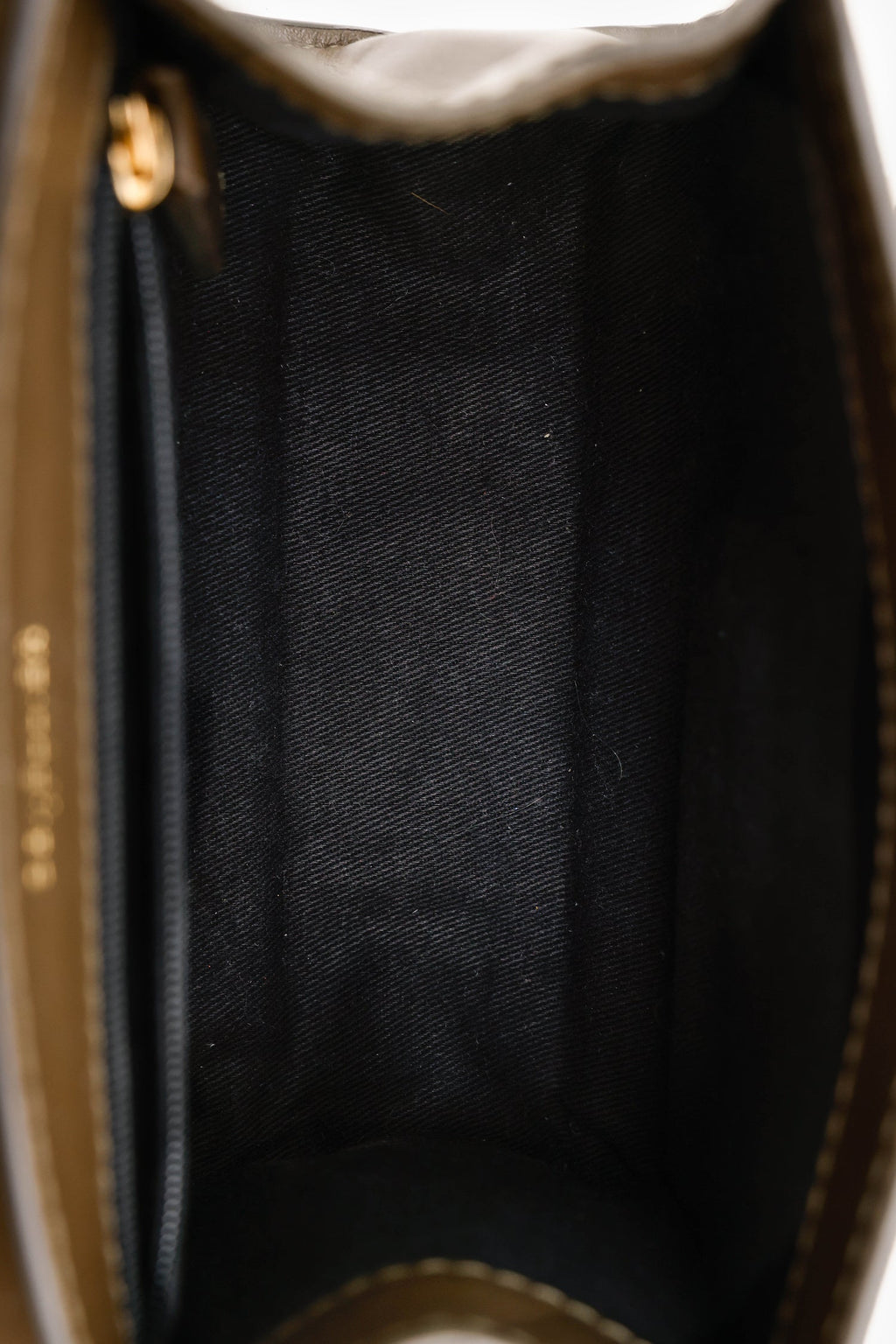 Demellier Brown Leather 'The Nano Montreal' Top Handle With Strap