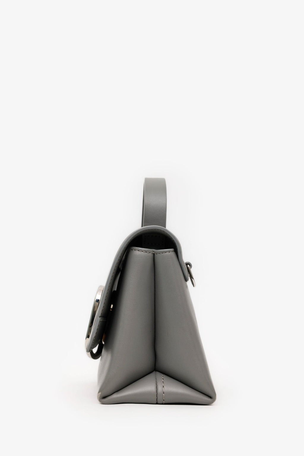 Phillip Lim Grey Mini 'Alix' Top Handle Satchel Bag With Strap