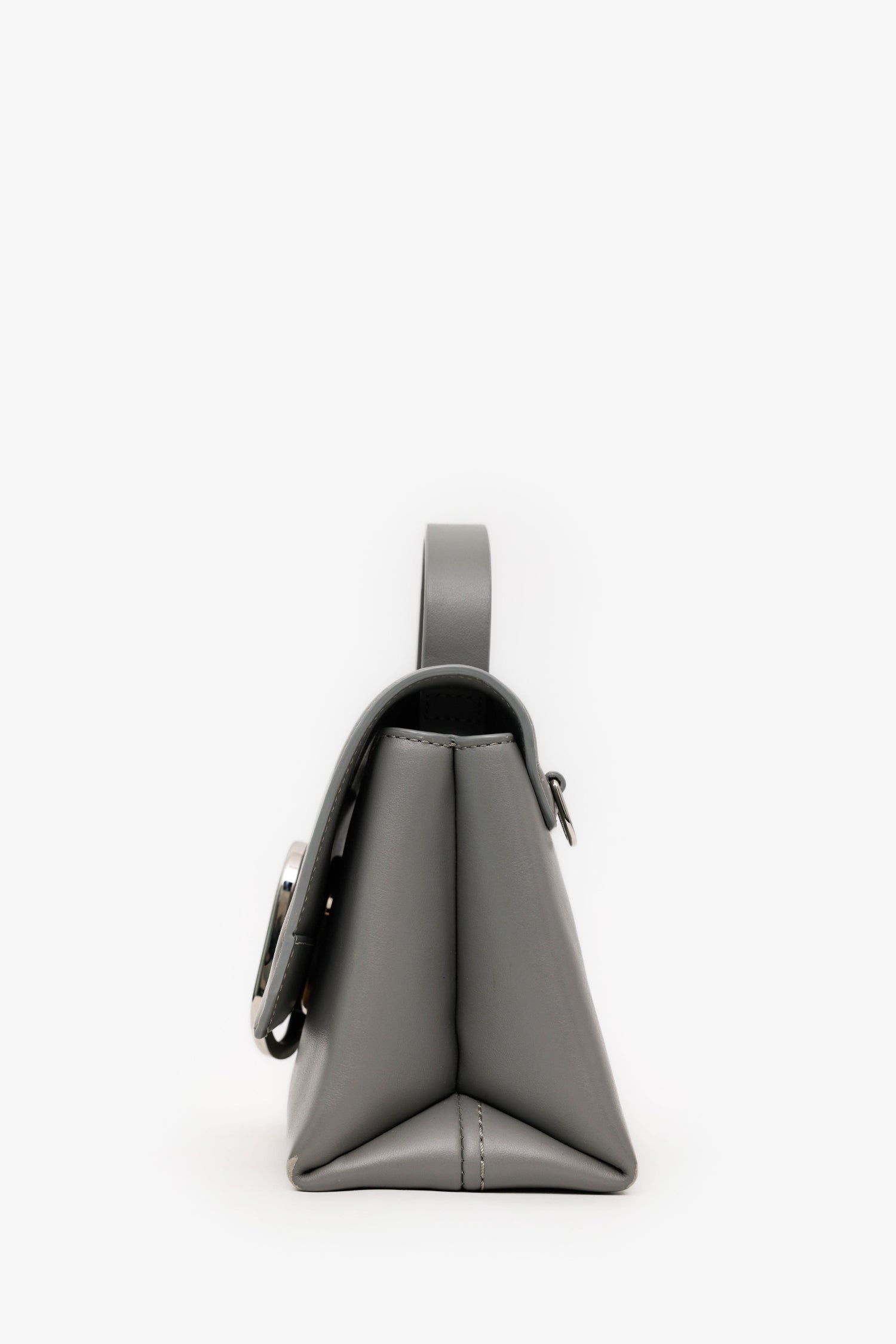 Phillip Lim Grey Mini 'Alix' Top Handle Satchel Bag With Strap
