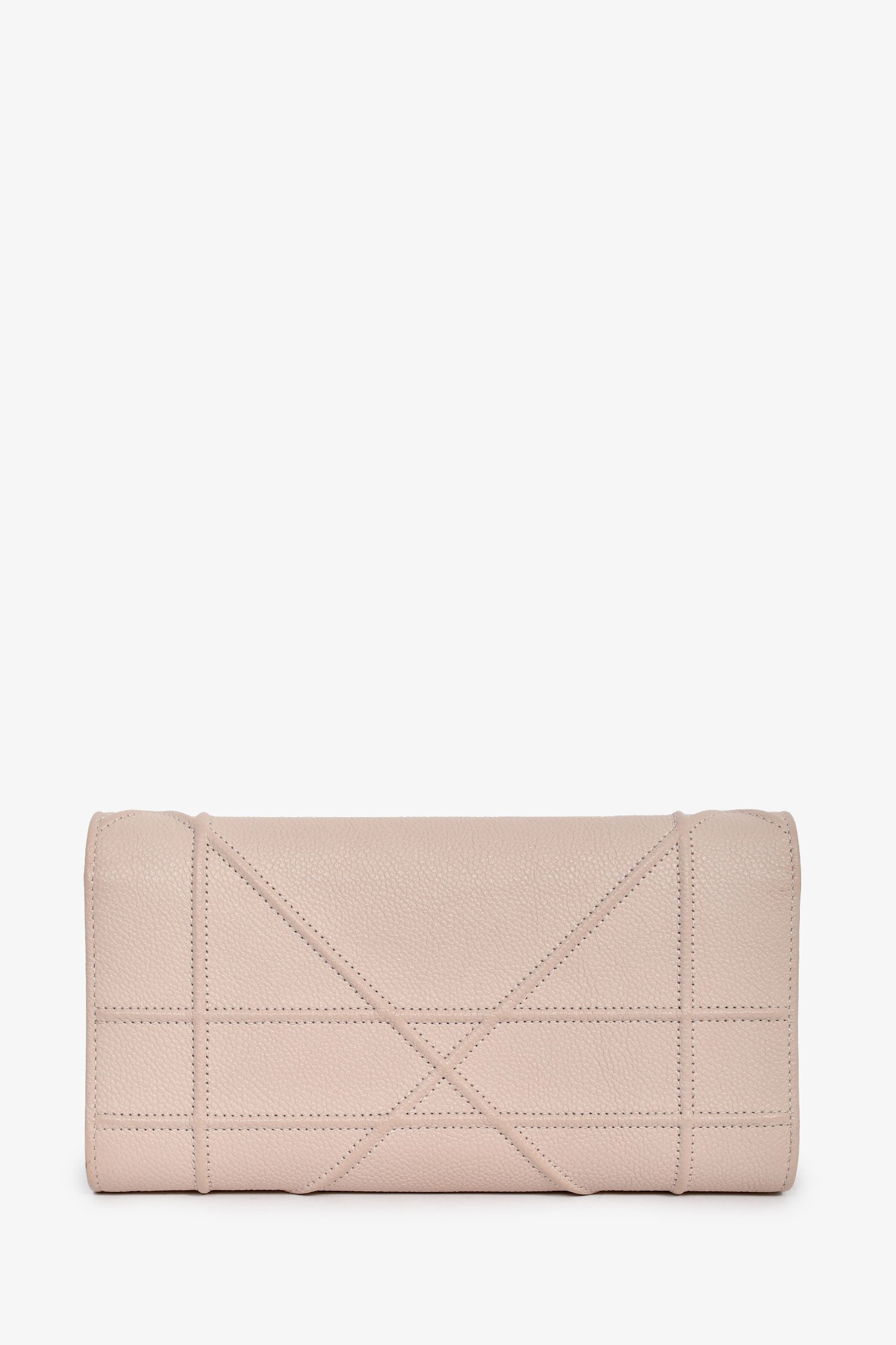 Christian Dior 2017 Blush Pink Leather Diorama Wallet On Chain