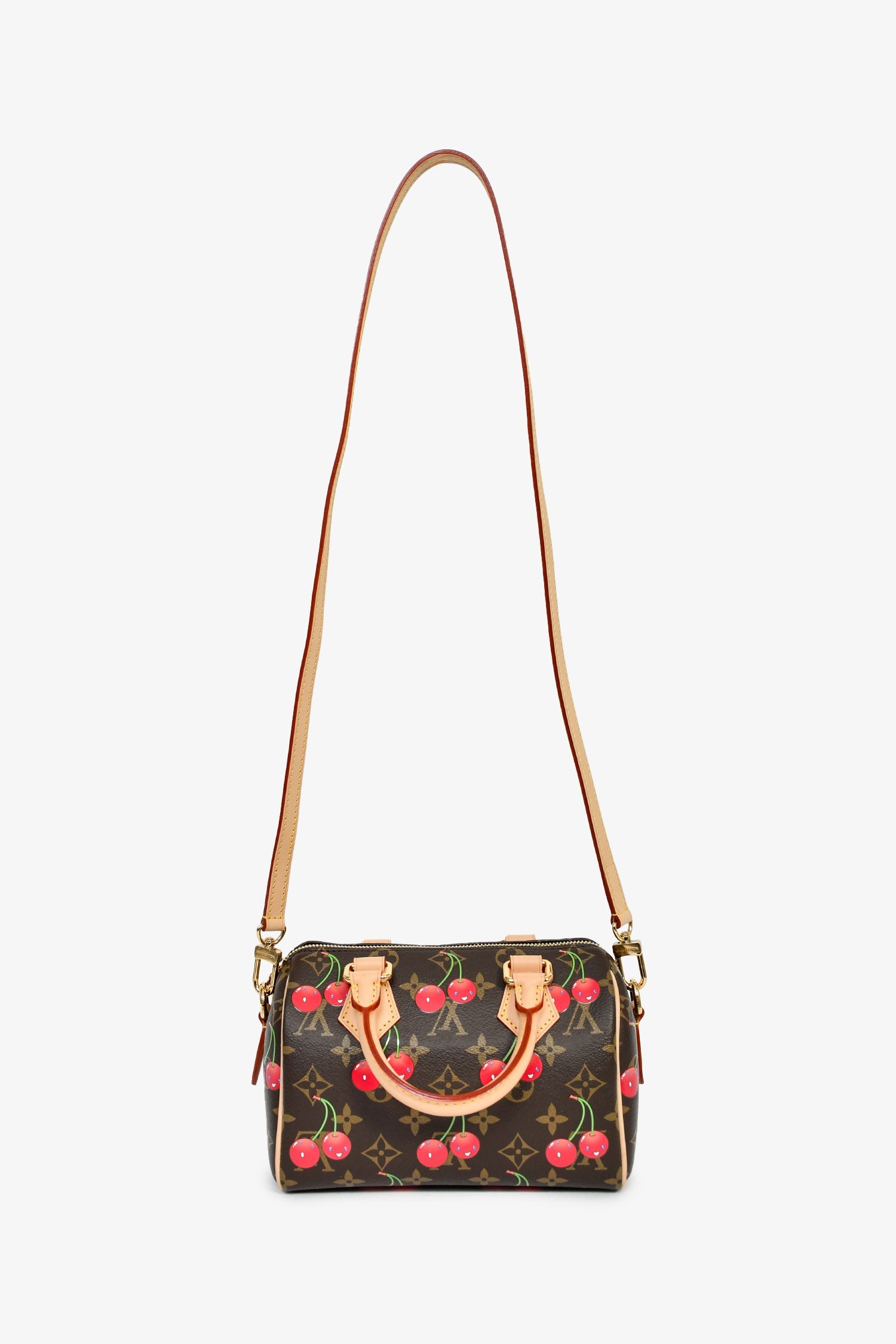 Louis Vuitton x Takashi Murakami Monogram Cherry Speedy Bandouliere