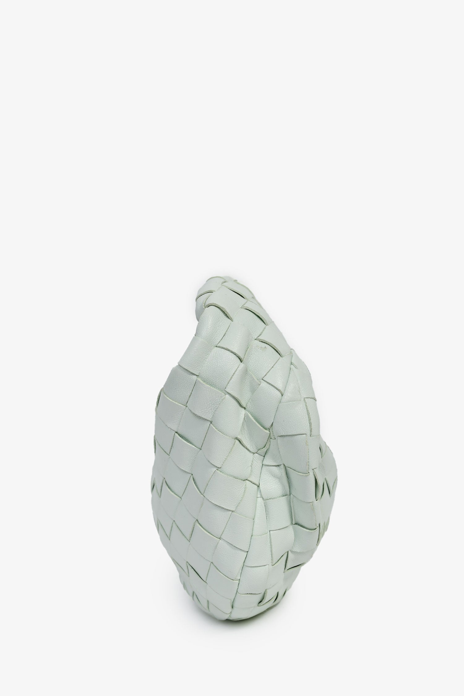 Bottega Veneta Mint Green Intrecciato Leather Mini Jodie Bag