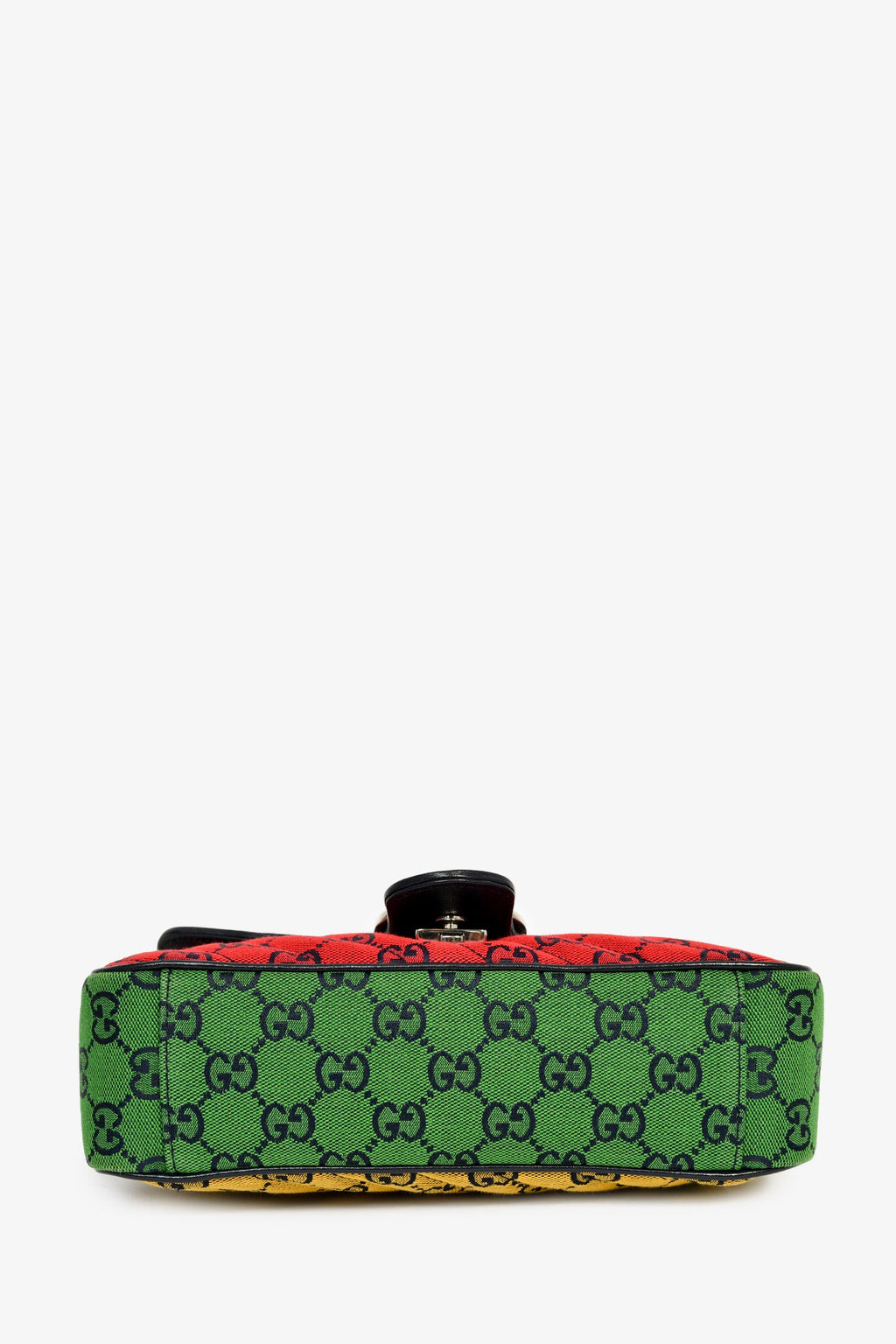 Gucci Multicolour Canvas Marmont GG Medium Crossbody Bag