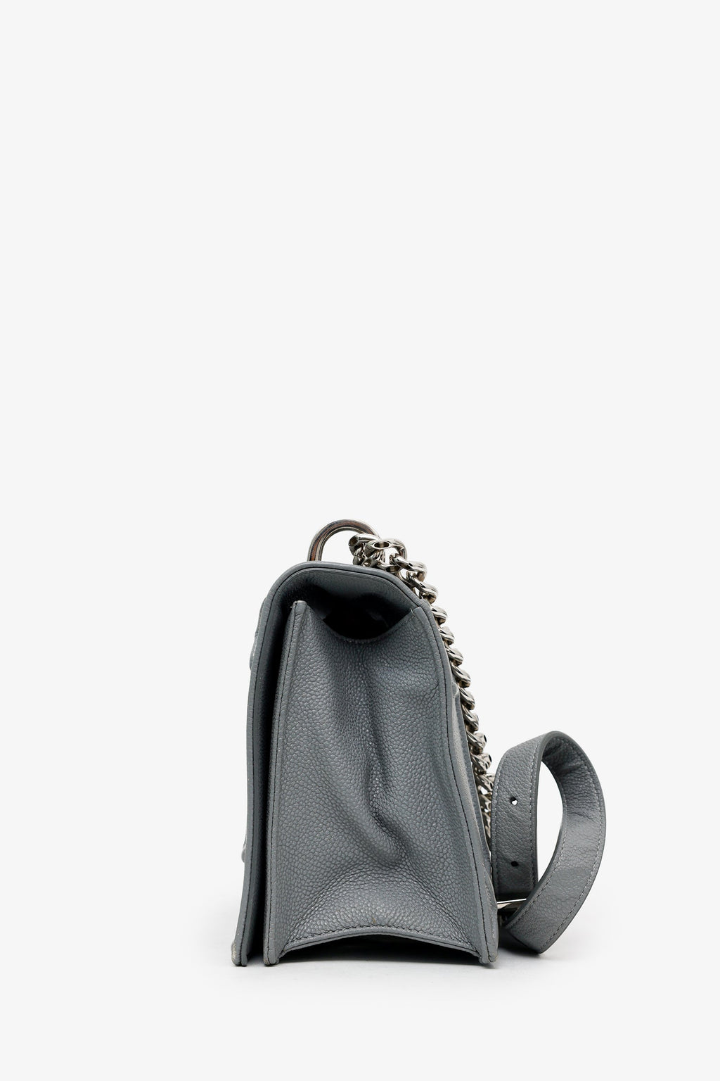 Christian Dior Grey Leather Cannage 'Dioramma' Shoulder Bag