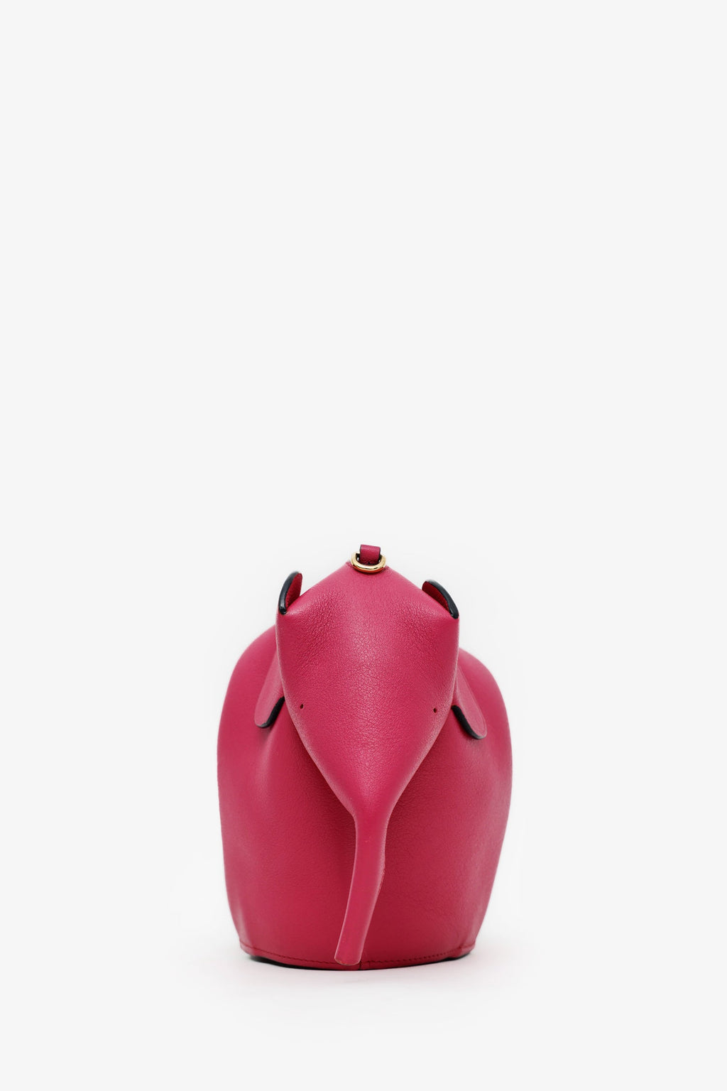 Loewe 2016 Pink Leather 'Elephant' Crossbody Bag