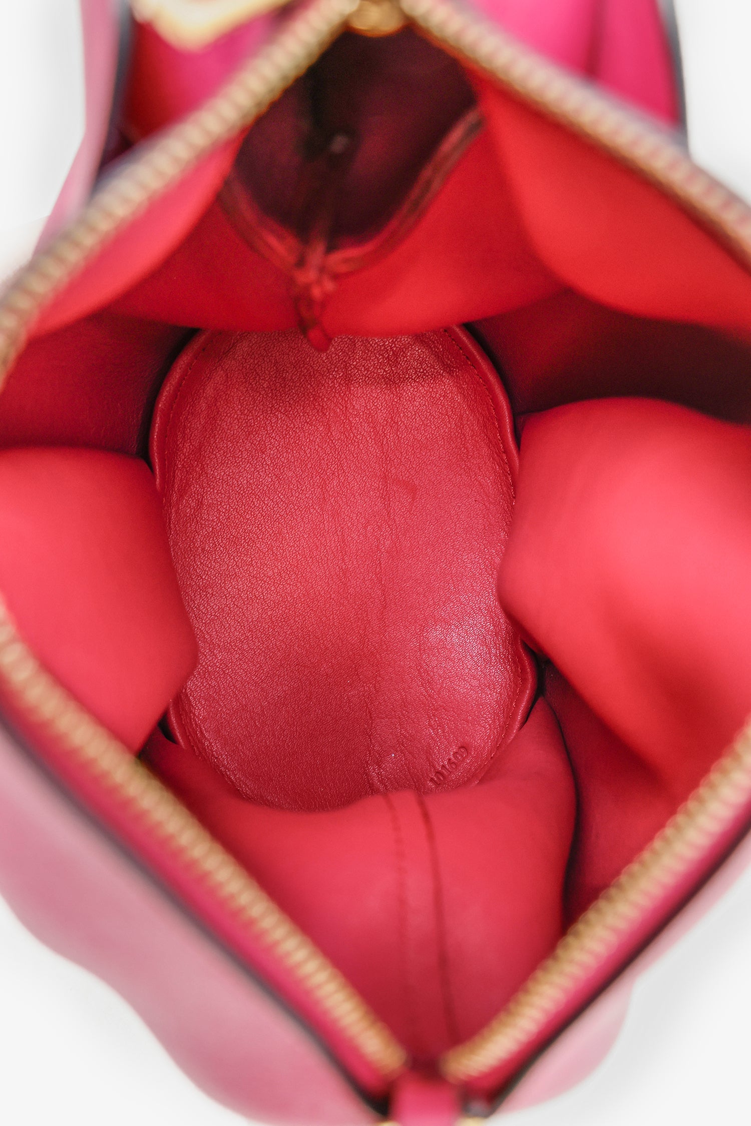 Loewe 2016 Pink Leather 'Elephant' Crossbody Bag