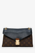 Louis Vuitton 2016 Black Monogram Pallas Chain Bag