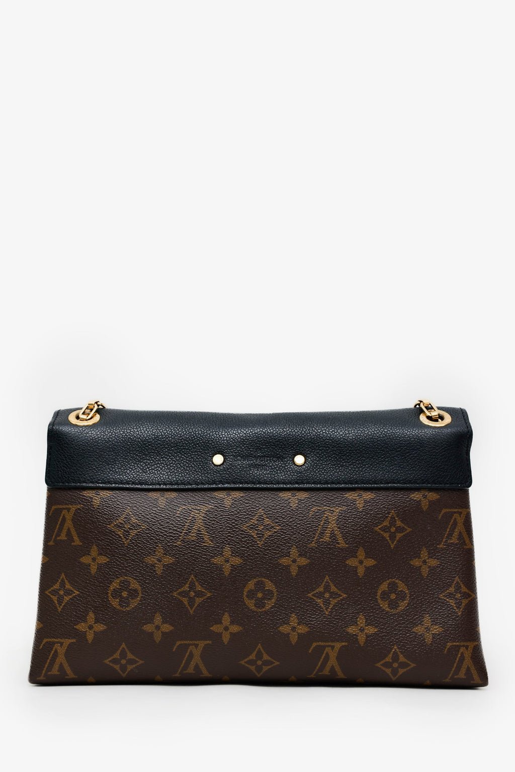 Louis Vuitton 2016 Black Monogram Pallas Chain Bag