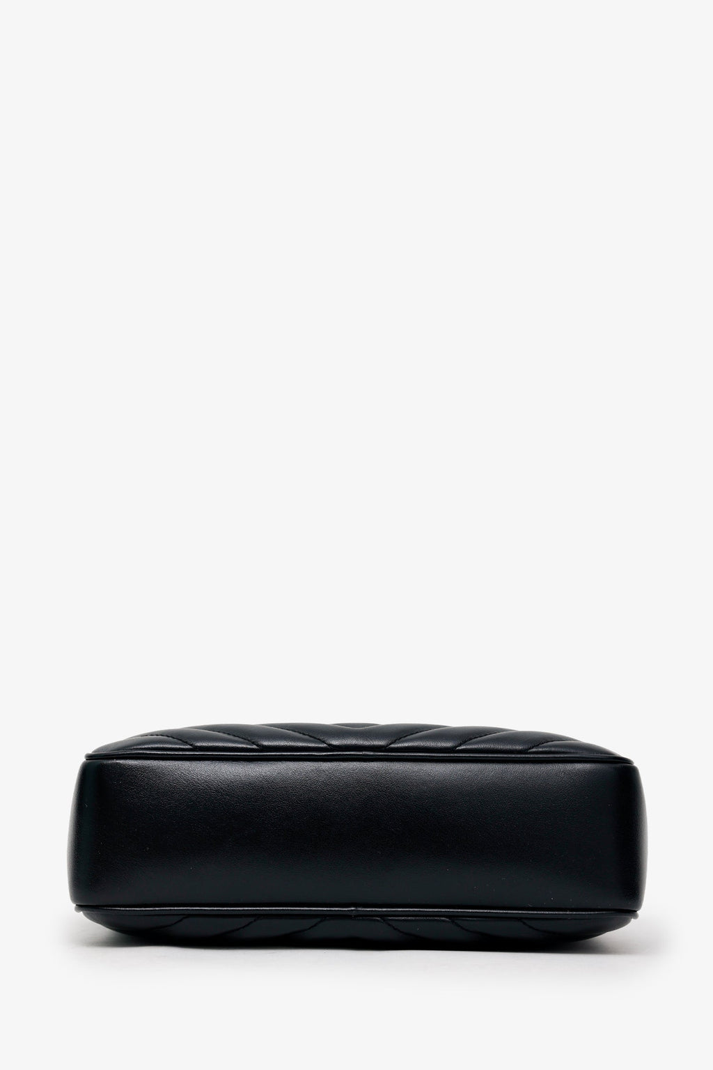 Saint Laurent Black Leather Lou Camera Bag