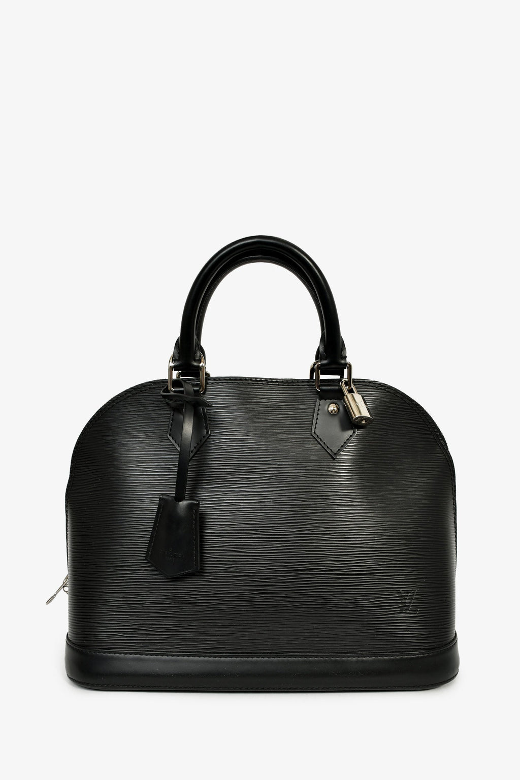 Louis Vuitton 2012 Black Epi Leather Alma PM Top Handle
