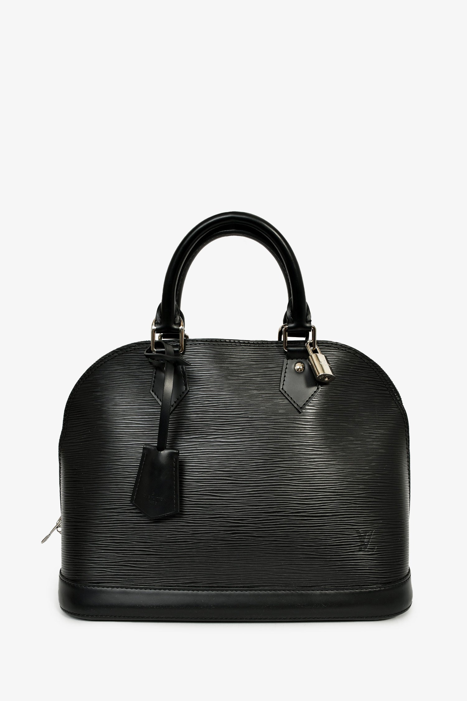 Louis Vuitton 2012 Black Epi Leather Alma PM Top Handle