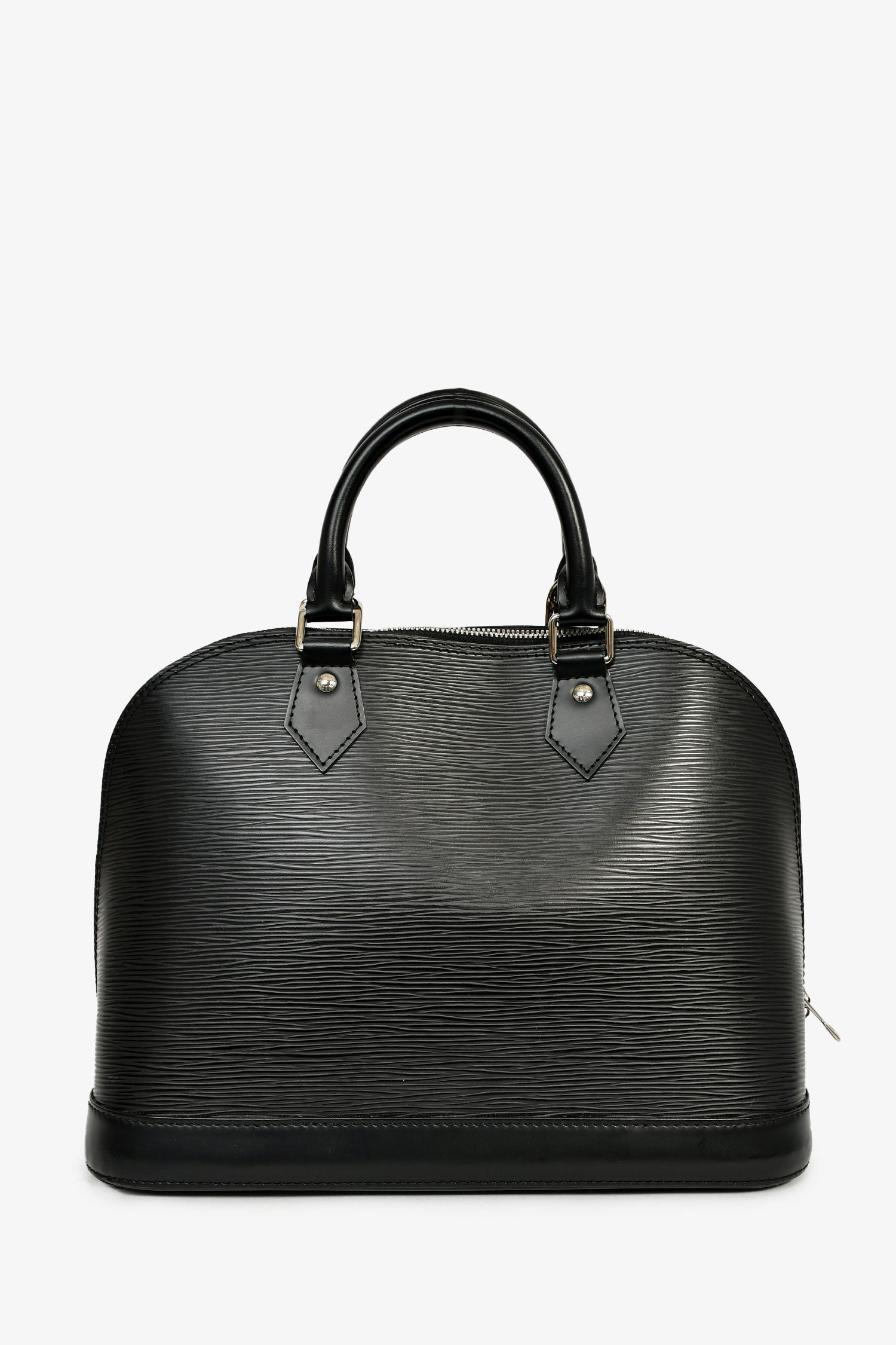 Louis Vuitton 2012 Black Epi Leather Alma PM Top Handle