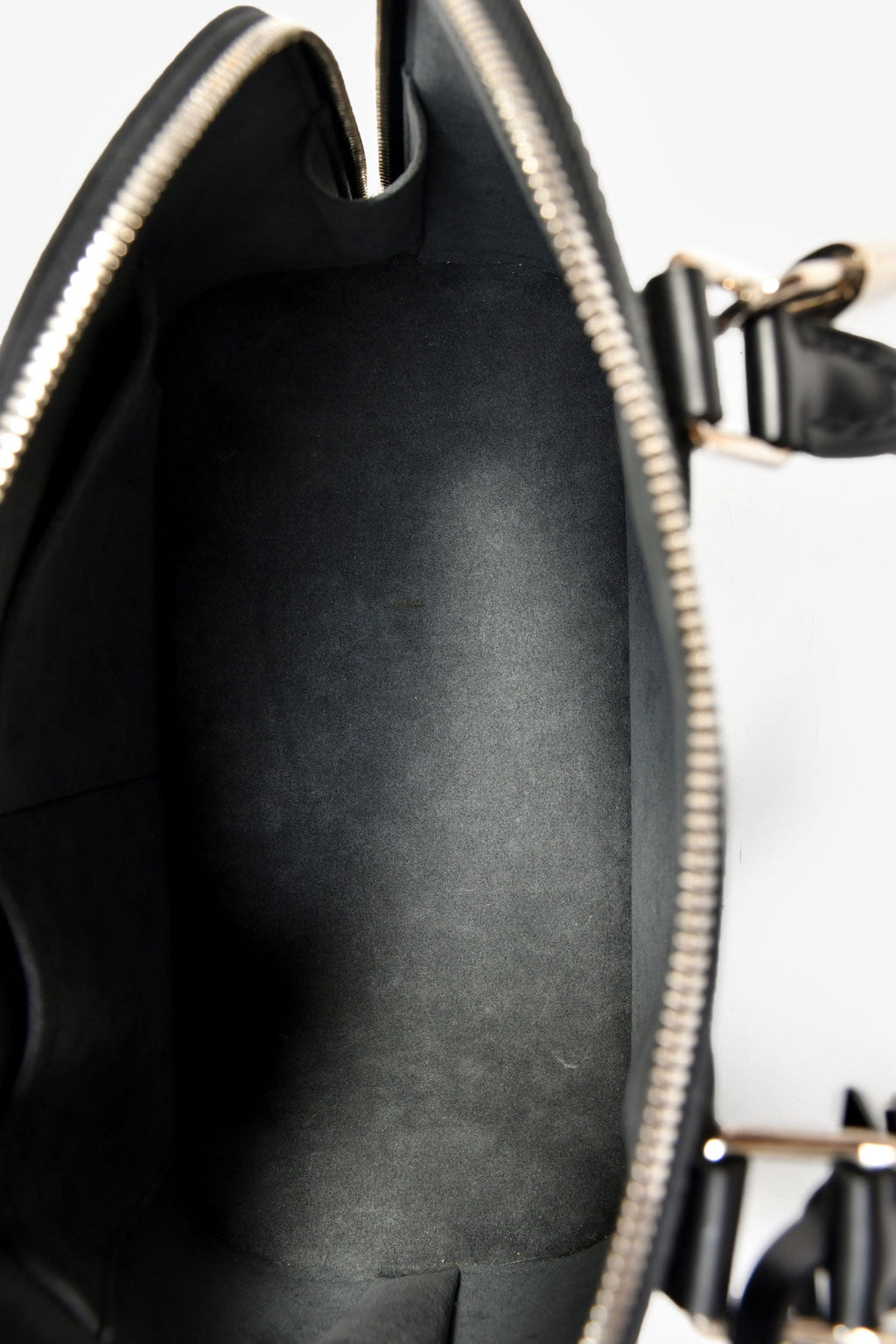 Louis Vuitton 2012 Black Epi Leather Alma PM Top Handle