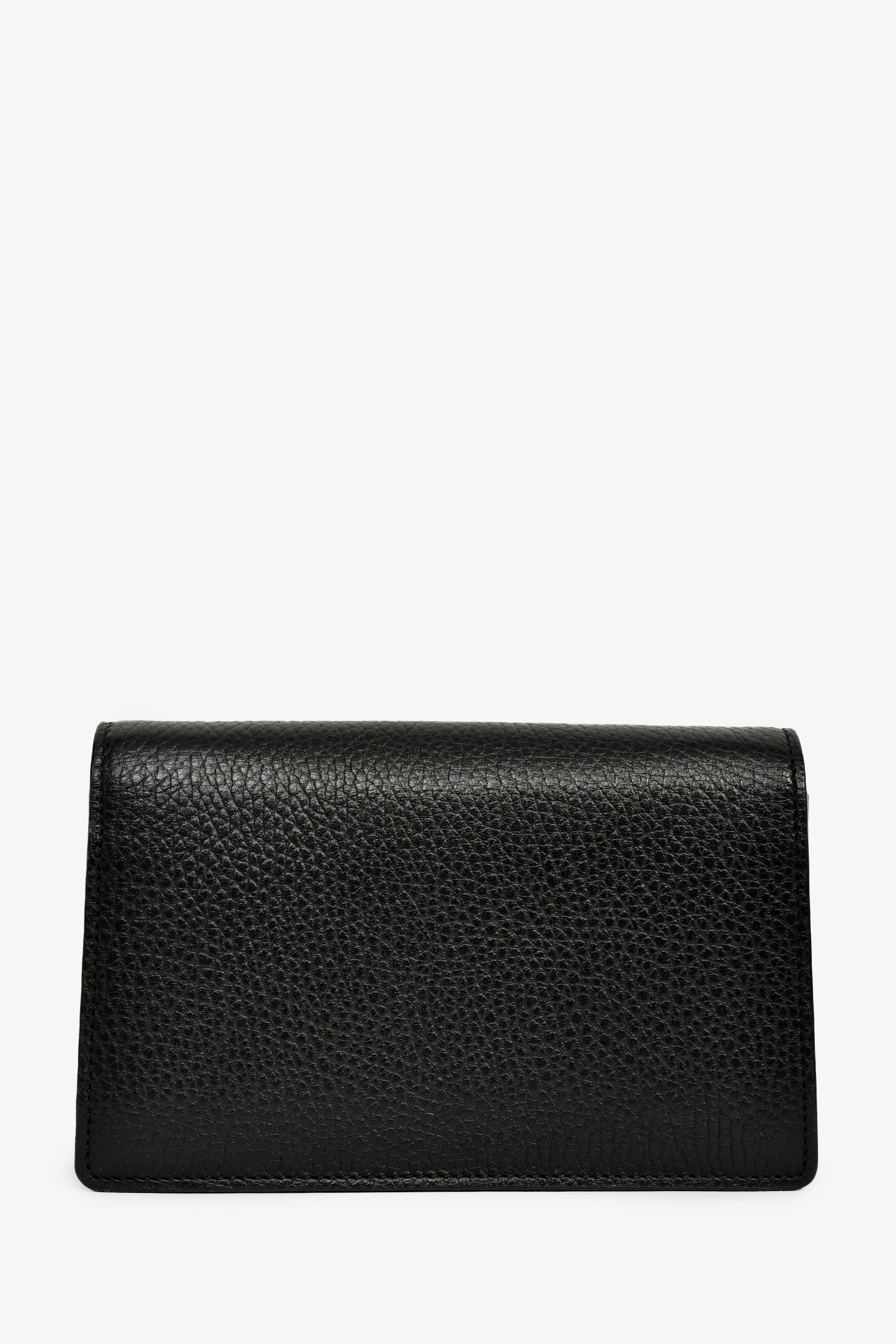 Gucci Black Leather Dionysus Super Mini Crossbody Bag