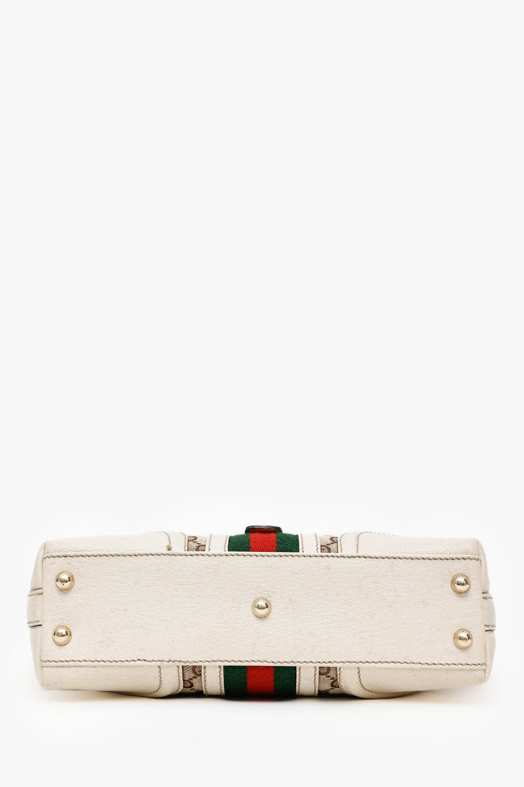 Gucci Beige Ophidia GG Web Shoulder Bag